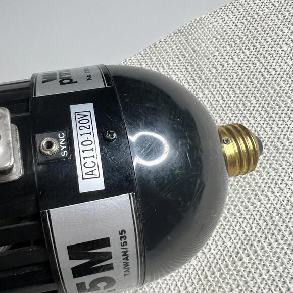 Vintage PRINZ 525M Studio Flash Head w/ Reflector & Mount - Picture 6 of 12